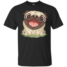 Load image into Gallery viewer, PUG - Happy pug dog T Shirt & Hoodie