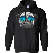Load image into Gallery viewer, PUG - Pug Dog with sunglasses T Shirt & Hoodie