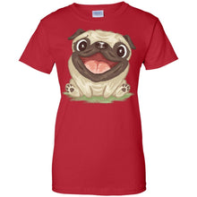 Load image into Gallery viewer, PUG - Happy pug dog T Shirt & Hoodie