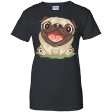 Load image into Gallery viewer, PUG - Happy pug dog T Shirt & Hoodie