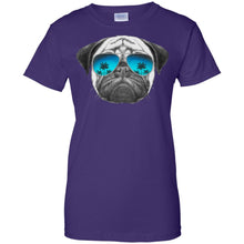 Load image into Gallery viewer, PUG - Pug Dog with sunglasses T Shirt &amp; Hoodie
