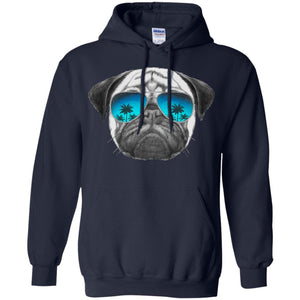 PUG - Pug Dog with sunglasses T Shirt & Hoodie